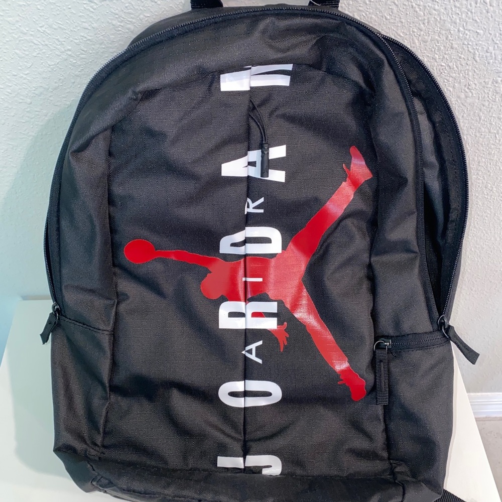 Nike Air Jordan Logo 15” Laptop Backpack Black L